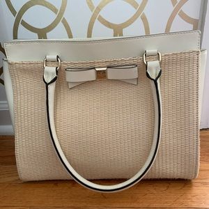 Kate Spade Bag with straw dome
